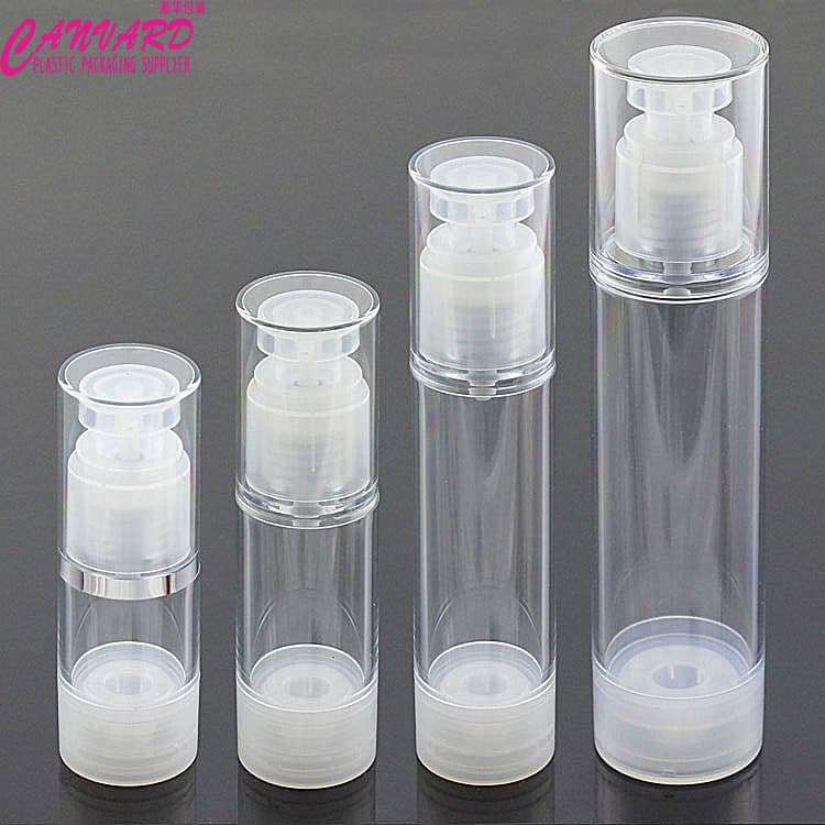 Clear airless bottle- airless bottles